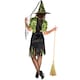 image 2 of Womens green witch costume | Green | green | 1