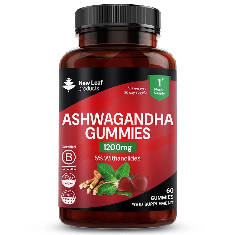 image 1 of Ashwagandha Gummies 1200mg - High Strength 5% Withanolides