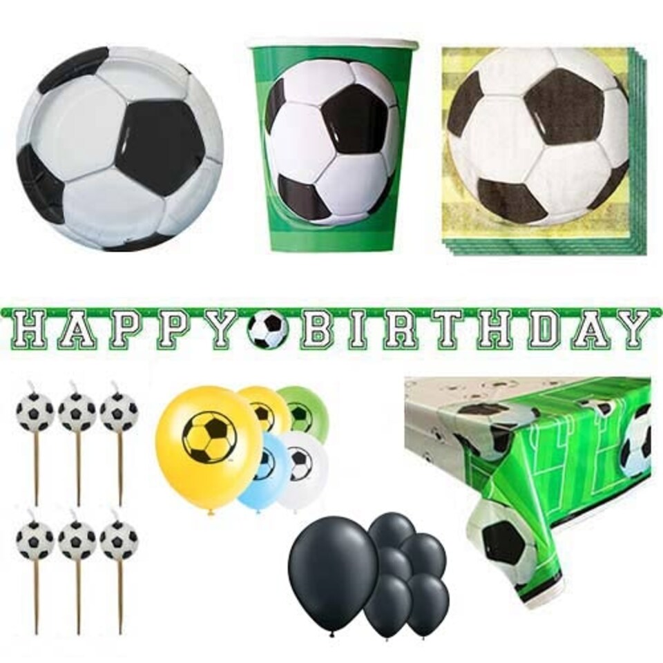 Football 16 Person Deluxe Party Pack