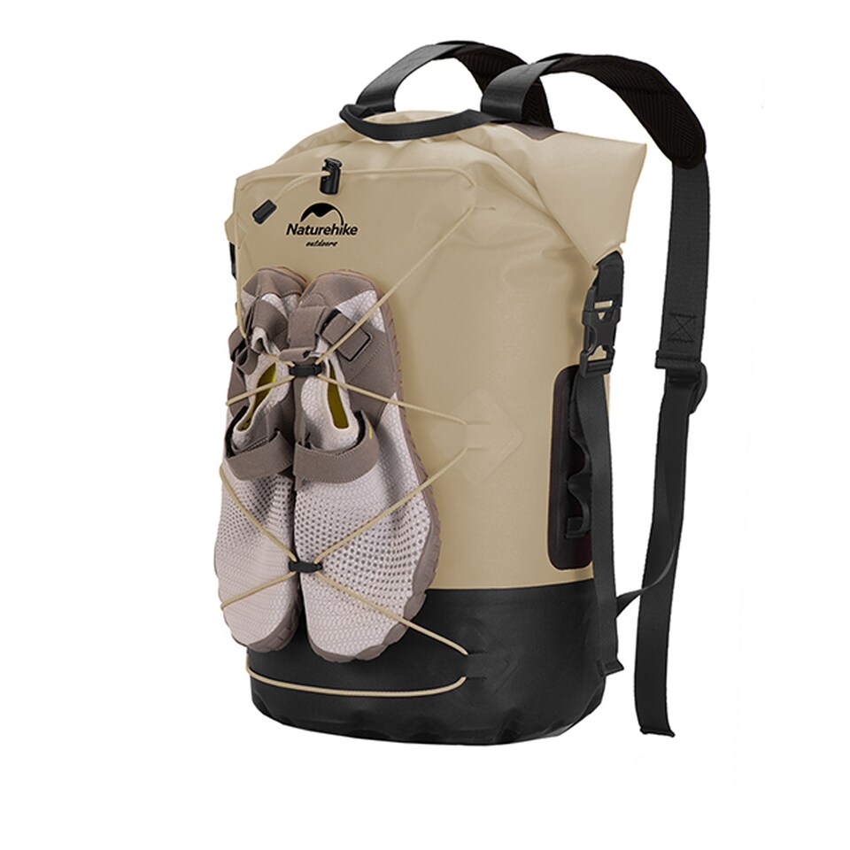 image 1 of Wet and Dry Separation Waterproof 30L Bag | Brown | Khaki