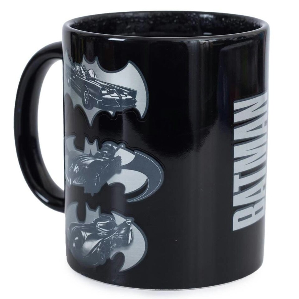image 1 of Batman Heat Changing Mug - Black - 9cm x 8cm