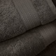 image 2 of Bianca Supima Cotton Towel | Grey | Charcoal Grey | Hand towel