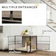 image 8 of PawHut 80cm Dog Crate Furniture Dog Cage End Table Indoor w/ Doors, Cushion