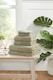image 1 of Eden Weave Pure Cotton Face Cloth Towels Set Of 4 | Green | Face cloth | 4