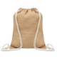 image 1 of MidOcean Fukuro Jute Drawstring Bag - Beige - One Size Brown