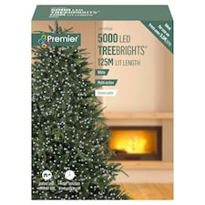 Premier Christmas Lights TreeBrights 5000 LED White 125m