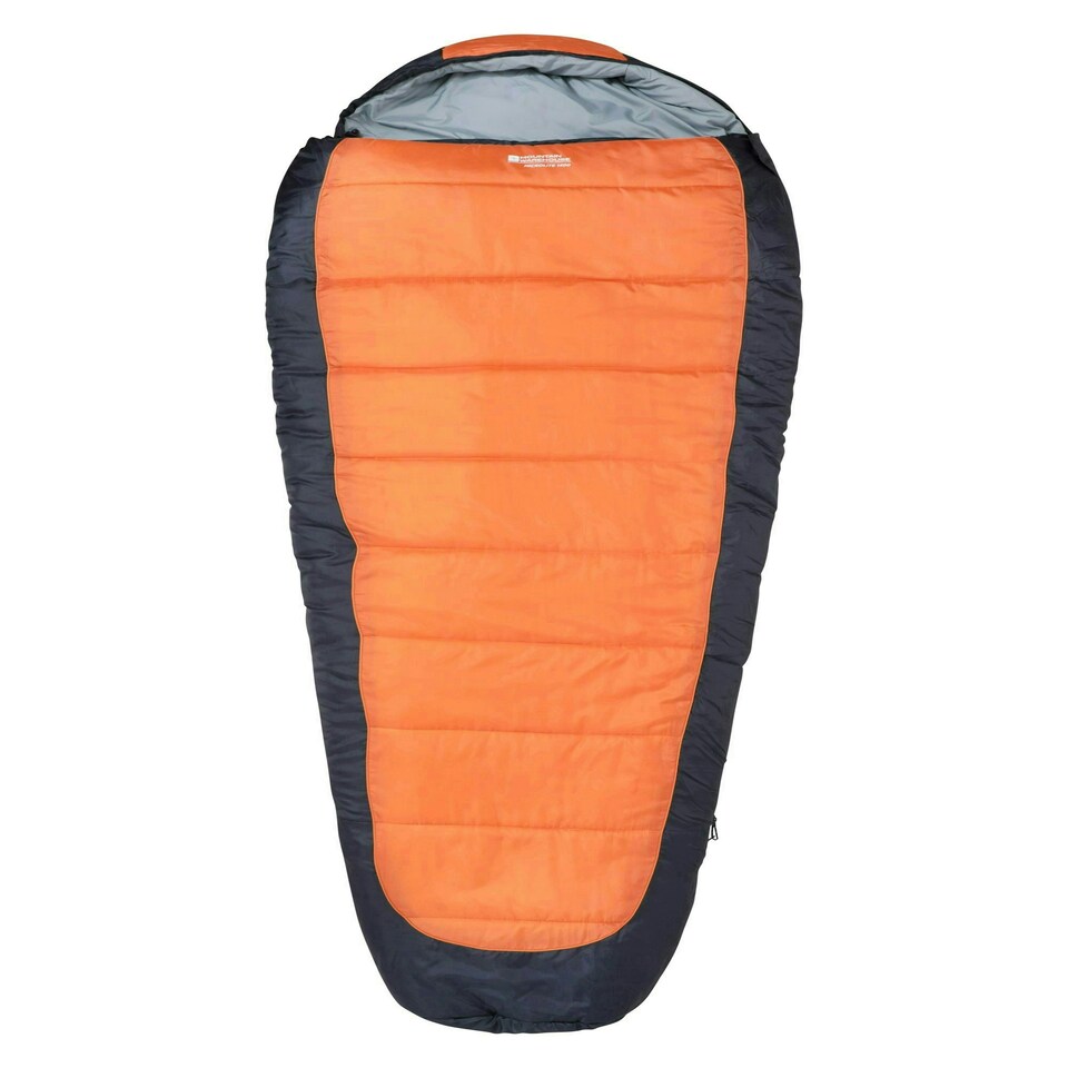 image 1 of Mountain Warehouse Microlite 1400 Sleeping Bag Hollow Fibre Camping Accessory Right Handed Zip - Regular length (200cm) Pink | Coral