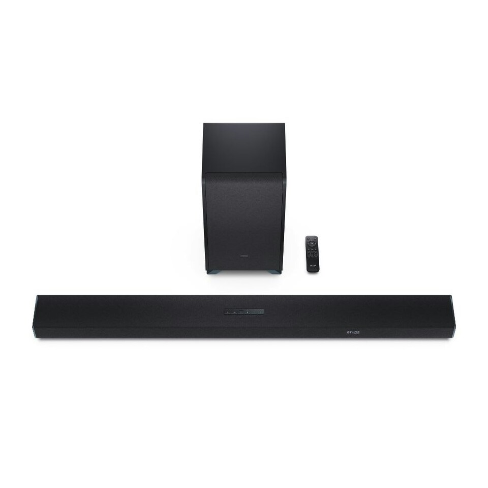 image 1 of SHARP HT-SBW55121(BK) Q 5.1.2 Dolby Atmos DTS:X Soundbar with Wireless Subwoofer - Black