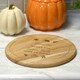 image 3 of Personalised Autumn Wooden Chopping Board Brown