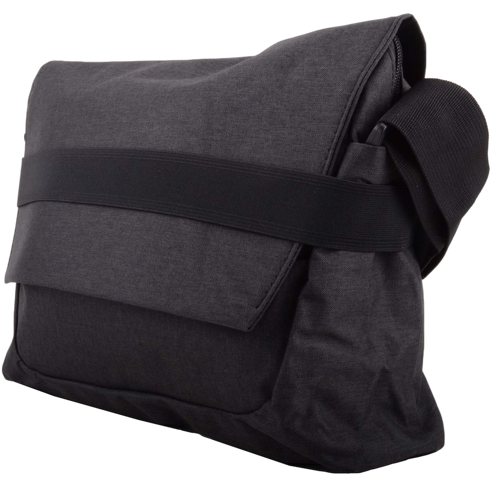 image 1 of Lorenz Modern Look Professional Travel Cross Body / Shoulder / Messenger Bag | Black | Black
