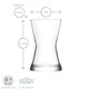 image 3 of LAV Derin Turkish Tea Glasses - 140ml - Clear - Pack of 6