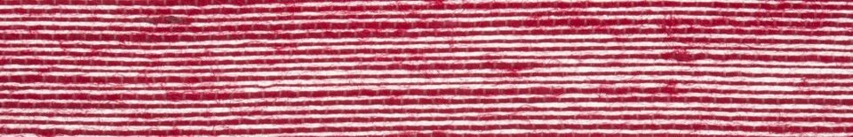 Minerva Red 38mm Hessian Ribbon Trim (Value Roll) for Dressmaking - per 20 metre roll