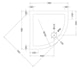 image 8 of Balterley Premium Quadrant Shower Tray | White | White | 1