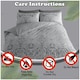 image 3 of VELVETIO Antoinette Printed Duvet Cover Set Reversible Polycotton Beddings Grey | Double