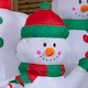 image 6 of 1.5m Light up Christmas Inflatable Snowman Family with 12 White LEDs