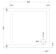 image 8 of Balterley Premium Square Shower Tray | White | White | 1