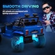 image 4 of AIYAPLAY Kids Ride On Car, 12V Electric Truck w/ Suspension, Blue