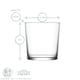 image 3 of LAV Bodega Water Glasses - 345ml - Clear - Pack of 6 Clear