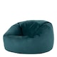 image 3 of Kingston Classic Velvet Bean Bag Chair Teal Green Bean Bags | Green | Teal Green | 1