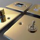 image 4 of SE HOME Polished Brass 10A 3 Pole Fan Isolation Switch | Gold | Polished Brass