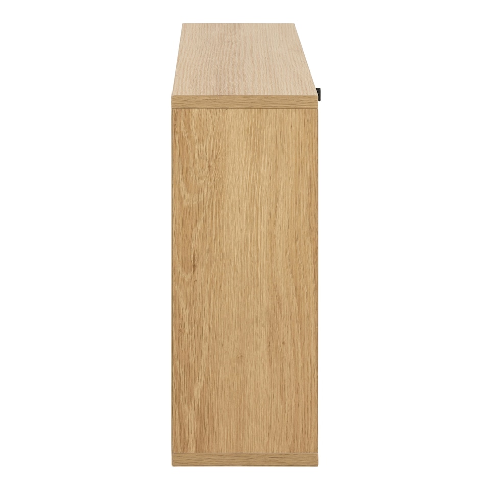 image 1 of Albany Shoe Cabinet 1 Flip Down Door In Oak