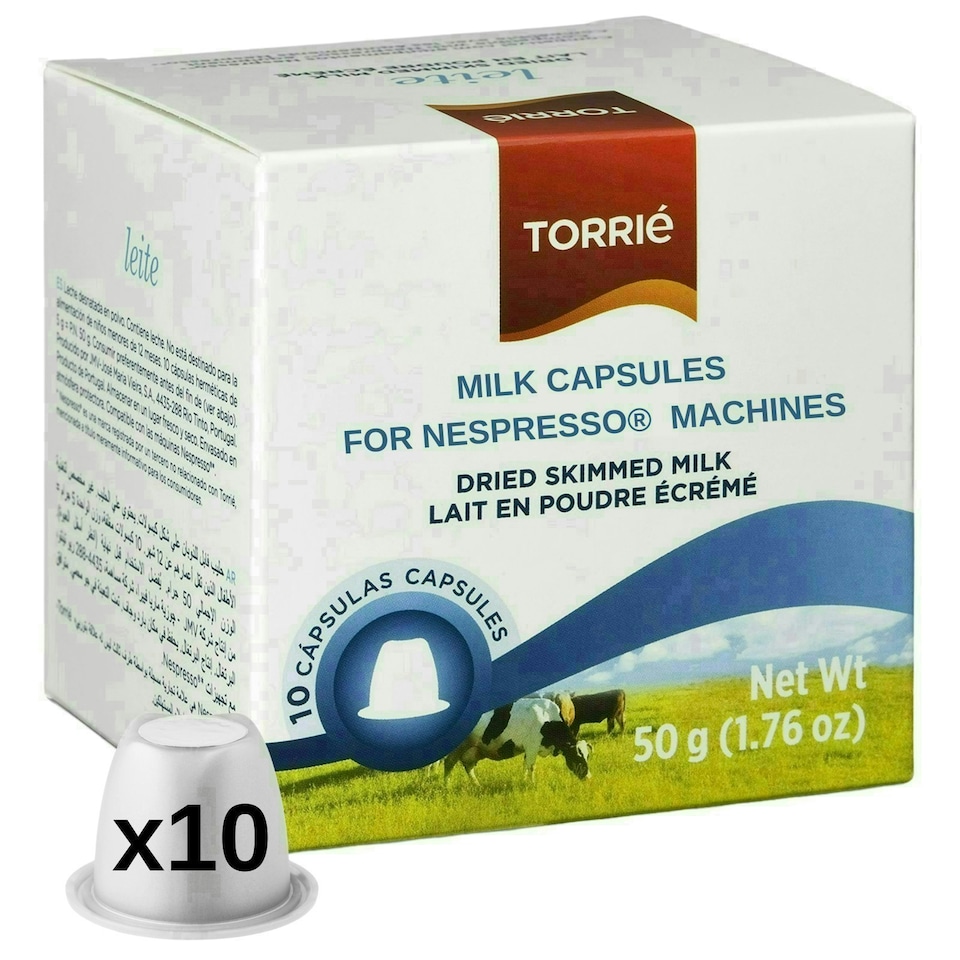 image 1 of Skinny Milk Creamer Nespresso ® Compatible Coffee Machine Pods (10 Pods)