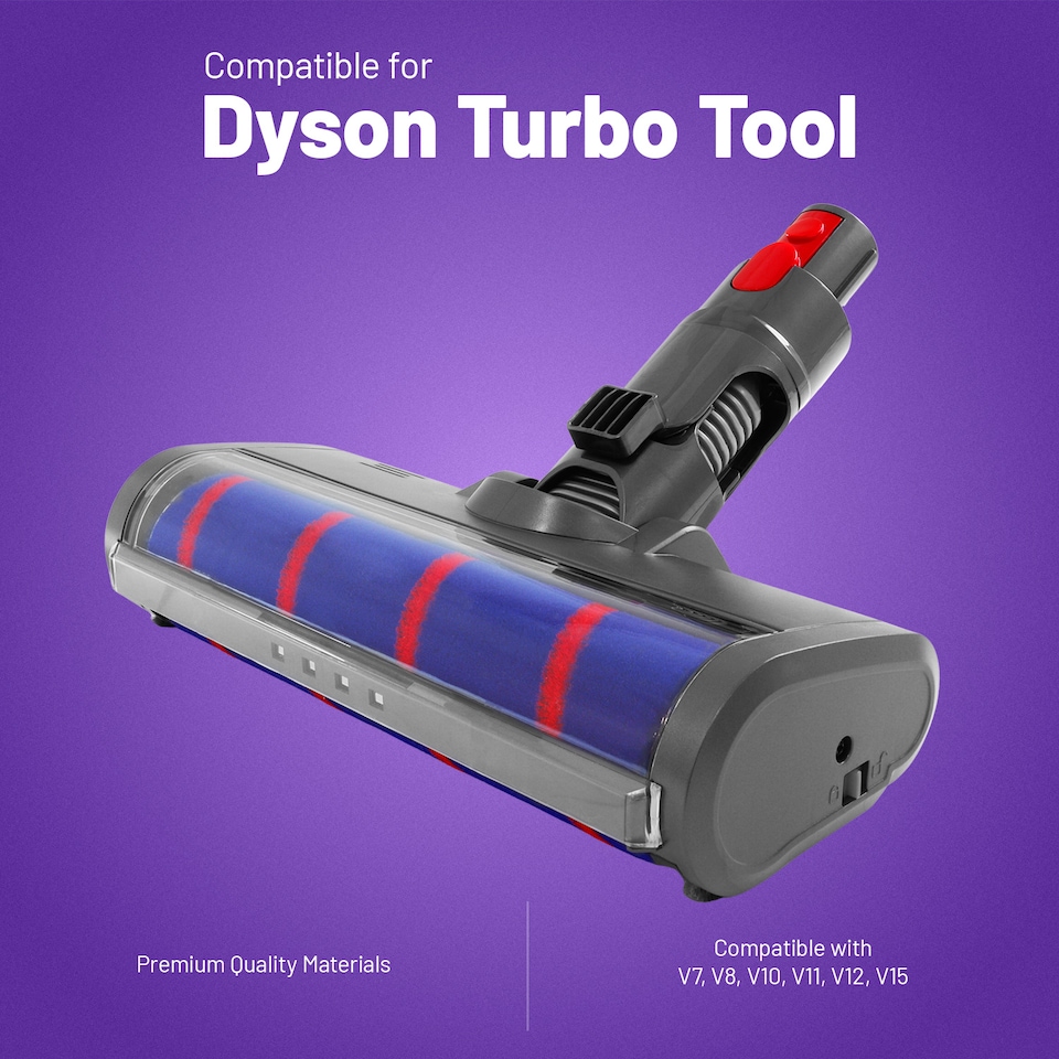 image 1 of Reliapart Soft Roller Cleaner Head For Dyson V8 Cyclone DS20 Hard Floor Attachment