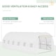image 3 of Outsunny 6x3x2m Greenhouse Replacement Cover for Tunnel Greenhouse