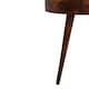 image 7 of Artisan Furniture Solid Wood Chestnut Semi Circle Bedside