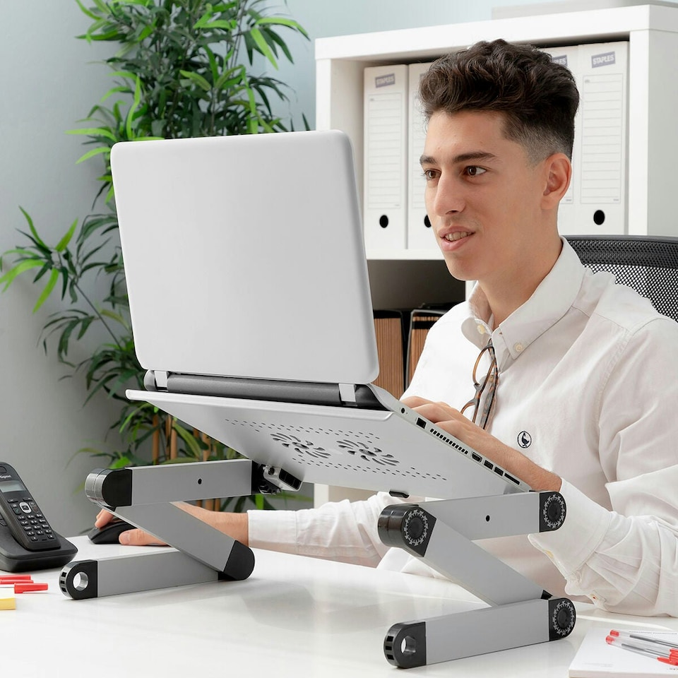 image 1 of Adjustable Multi-position Laptop Table Omnible InnovaGoods N/A