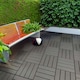 image 5 of Polydeck PVC Interlocking Decking Tiles - Grey | Grey | Pack of 36