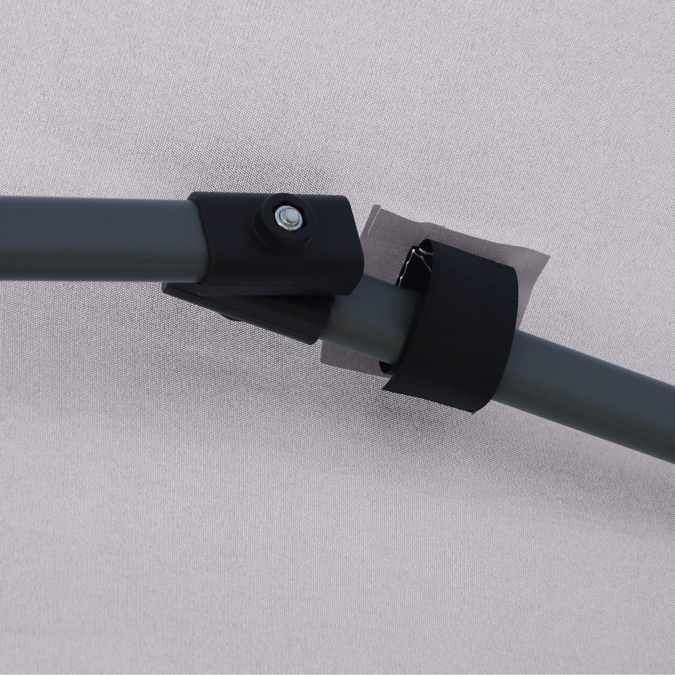 image 1 of Outsunny 3 x 3M Pop Up Gazebo, UPF 50 Foldable Canopy Tent with Wheeled Carrybag, 4 Leg Weight Bags, Height Adjustable Marquee Shelter 1 person easy setup for Outdoor Garden Patio Party, Dark Grey