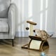 image 7 of PawHut Cat Tree Tower, Rotatable Top Bar, Sisal Post, Tunnel, Balls, Brown