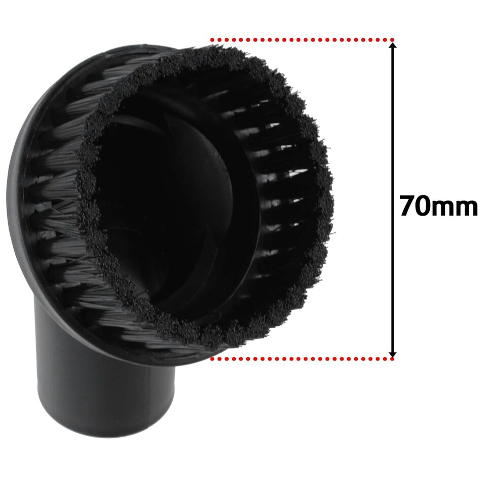 image 1 of SPARES2GO Mini Tool Cleaning Nozzle Kit compatible with Titan 16L 20L 30L 40L Vacuum Cleaner (35mm)