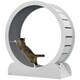 image 1 of PawHut Cat Exercise Wheel, 39.4 inch Running Treadmill with Brake, White
