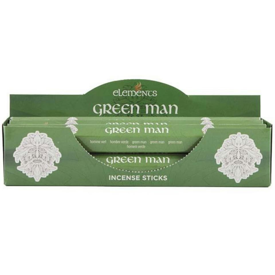 image 1 of Elements Green Man Incense Sticks (Box Of 6 Packs) - Green - One Size