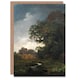 image 1 of Johan Thomas Lundbye Art Card Landscape With Gray Weather