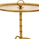 image 2 of Interiors by Premier Distressed Small Accent Table, Elegant Corner Table, Gold Finish Bedside Table, Durable Functional Table
