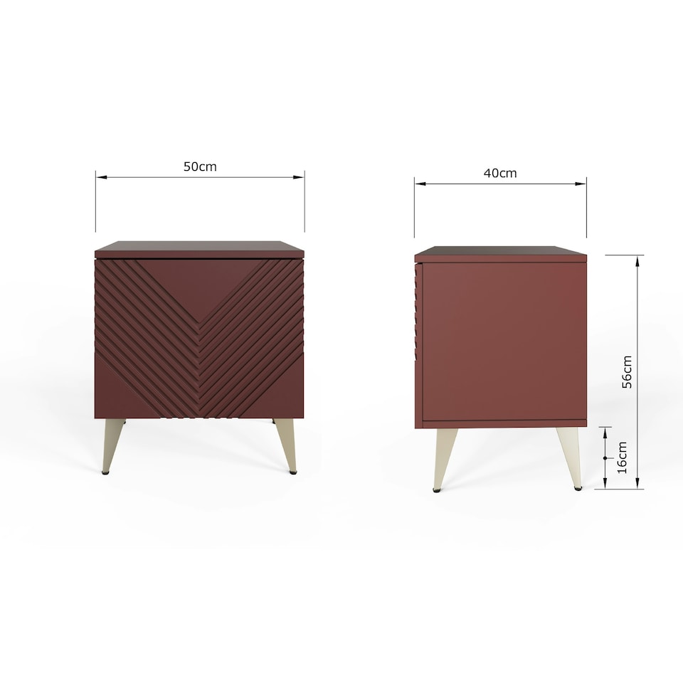 image 1 of Frank Olsen Ava Lamp / Side Table Purple | Mulberry
