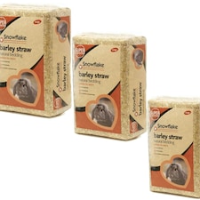 1 x 3KG Soft Flake Barley Straw Animal Bedding For Small Animals