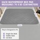 image 3 of Lynmark Toddler Potty Training Bed Pads, Absorbs Up to 1000ml, 85x70cm | Grey | 1 pack | 1