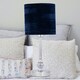 image 5 of First Choice Lighting Set of 2 Chrome Jewelled Table Lamp with Navy Blue Crushed Velvet Shades Chrome | Blue