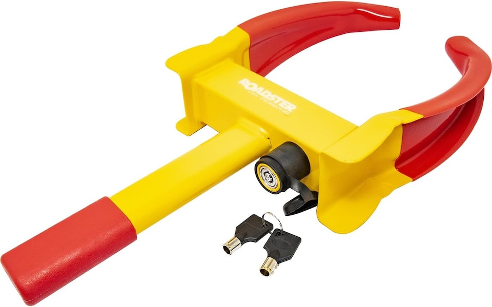 image 1 of Wheel Clamp Car Safety Lock For Vehicles Caravan Boat Motorbike Secure