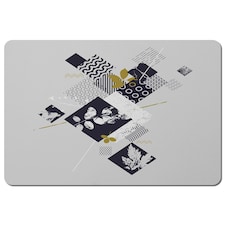 Geometric Squares & Leaves (Placemat)