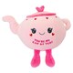 image 6 of Teapot Soft Toy Cute Plushie Huggable Cuddly Stuffed Toy 25cm Pink