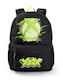 image 1 of Xbox Unisex Kids Black Logo Backpack | Zip-Up School Bag with 'Game On' Print & Green Accents | Ideal for Back to School & Carrying Books | Xbox Merch | Black | Black