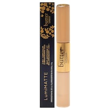 Lumimatte 2 in 1 Concealer and Brightening Duo - Light by Butter London for Women - 0.18 oz Makeup