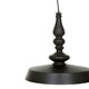 image 4 of Interiors by Premier Lenno Small Leni Black And Gold Pendant Light