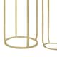 image 5 of Avantis Set Of 2 Tall Side Tables Gold