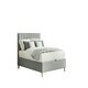 image 2 of Rhodes Grey Velvet Ottoman Bed King Size N/A